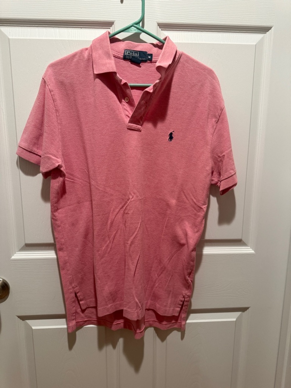 Polo by Ralph Lauren Pink Short-Sleeve Polo with Navy Pony